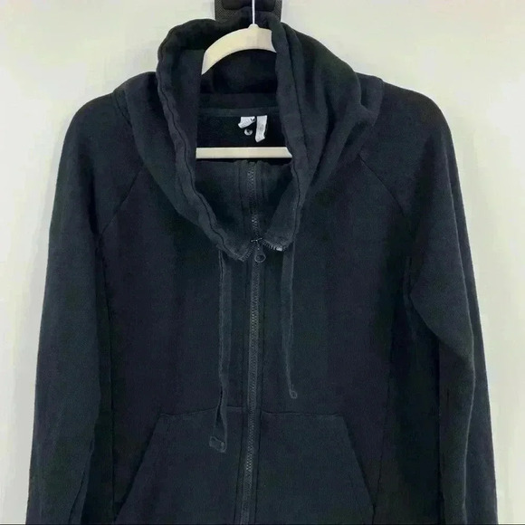 Z by Zella Full Effect Women's Black Zip Activewear Casual Sweater Size L - Picture 8 of 14
